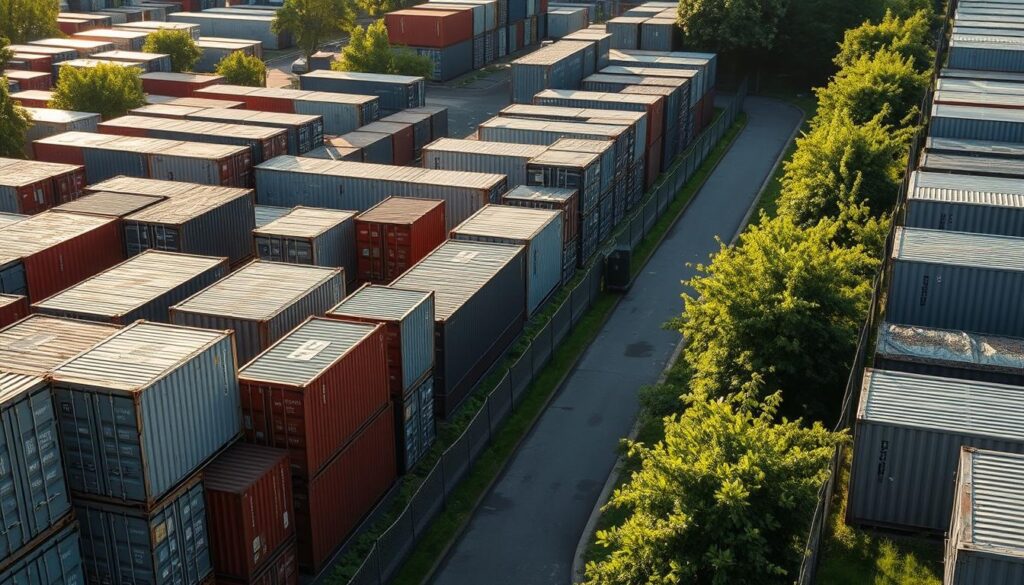 אחסנת מכולות במרכז